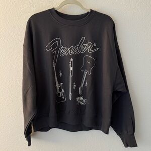 Fender Gray Graphic Women’s Sweatshirt